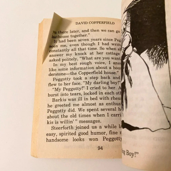 Vintage 1979  David Copperfield by Charles Dickens Illustrated Classic Edition - Picture 10 of 16